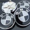 BMW centrumkåpor i äkta kolfiber 68 mm