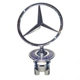 Mercedes stjärna emblem motohuv huv