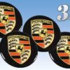 porsche fälgemblem emblem