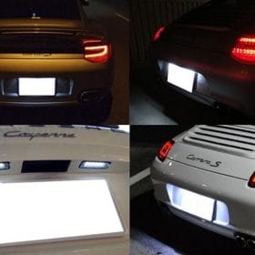 porsche led skyltbelysning