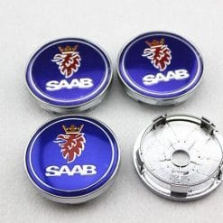 SAAB centrumkåpor navkapslar blå