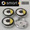 Smart logo centrumkåpor till bilen 60 mm