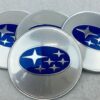 Subaru hjulnav emblem 56, 60, 65 mm silver