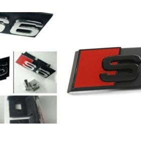 Audi S6 emblem till grillen, grillemblem