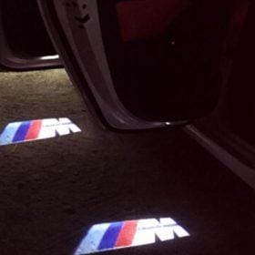BMW M logo dörrbelysning dörrlampor