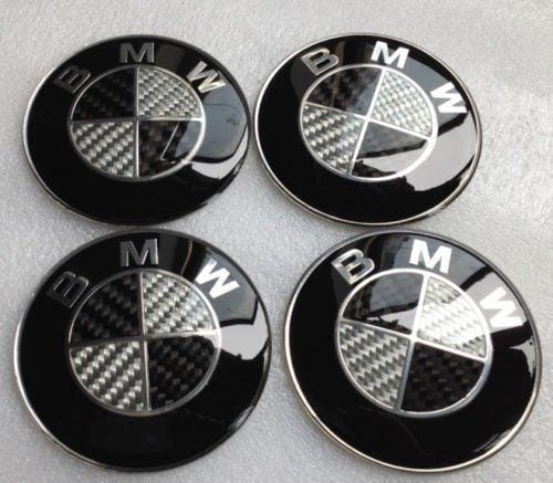 BMW stickers emblem i kolfiber till bilen 1 bmw kolfiber emblem stickers