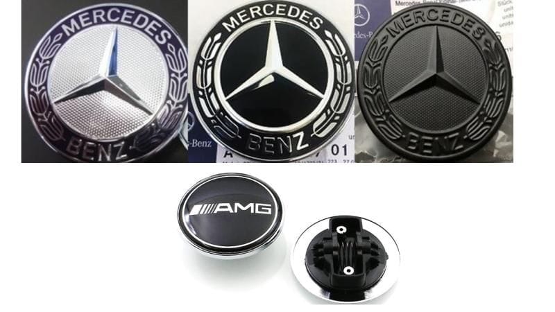 Mercedes emblem märke till motorhuv 1 mercedes eblem till motorhuv