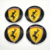 56mm hjulnav emblem fake Ferrari med åsna