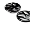 vw golf emblem svart grill baklucka
