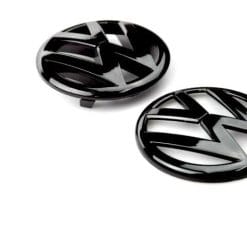 vw golf emblem svart grill baklucka