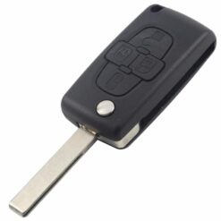 Citroen & Peugeot larmdosa nyckelskal 4 knappar