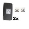 Citröen emblem till bilnycklarna 2-pack 2 Citröen emblem till bilnycklarna 2-pack