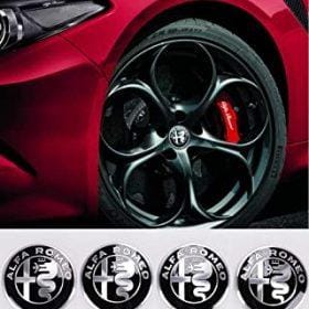 alfa romeo centrumkåpor centrumkåpa i svart