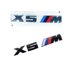 bmw x5m x5 M emblem svart silver
