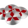 mitshubishi hjulnav emblem till centrumkåpor