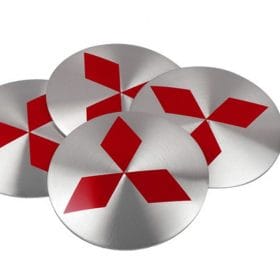 mitshubishi hjulnav emblem till centrumkåpor