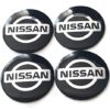 nissan hjulnav emblem 60 mm svart fälgemblem