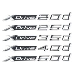 bmw xdrive emblem 2,0d, 2,5d, 3,0d, 3,5d, 4,0d, 5,0d