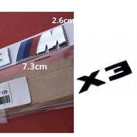 bmw x3m logo emblem oem till bilen