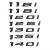 bmw modellbeteckning 120i 125i 130i 135i 140i emblem