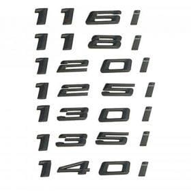 bmw modellbeteckning 120i 125i 130i 135i 140i emblem