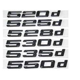bmw 520d, 525d, 530d, 535d, 540d, 550d emblem i blank svart