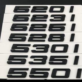 bmw 520i 525i 530i 535i 540i 550i logo emblem i blank svart