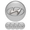 hyundai hjulnav emblem i 3 storlekar