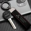 mitsubishi-logo-alcantara-nyckelring