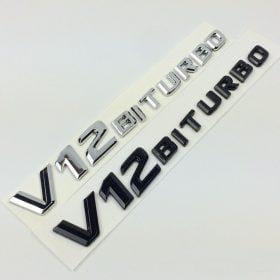 mercedes v12 biturbo emblem till bilen