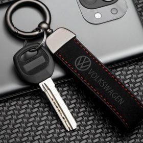 volkswagen vw alcantara nyckelring