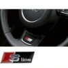 Audi sline emblem till ratten i svart