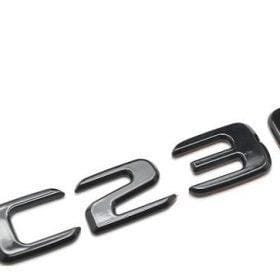 mercedes c230 emblem blank svart