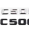 Mercedes C500 emblem svart silver