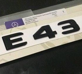 mercedes mb modellbeteckning emblem e43