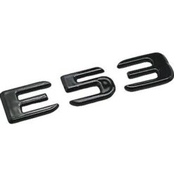 mercedes e53 emblem blank svart