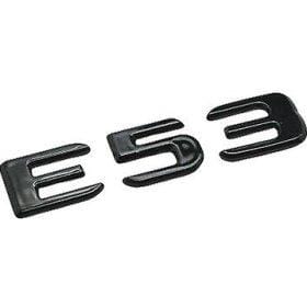 mercedes e53 emblem blank svart