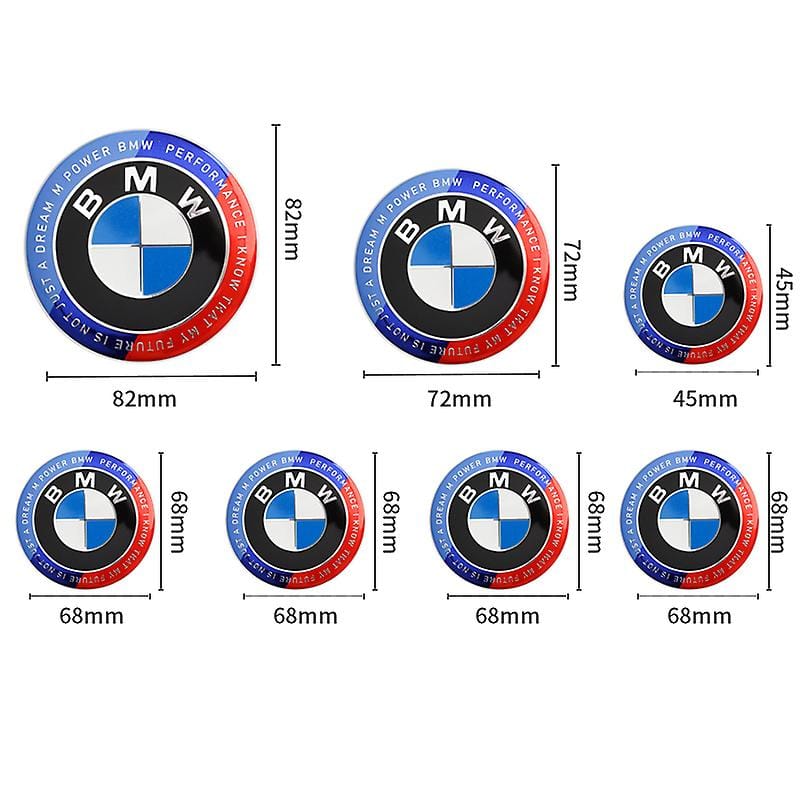 BMW emblem märke logo 50 årsjubileum 2 BMW emblem märke logo 50 årsjubileum - Bild 2