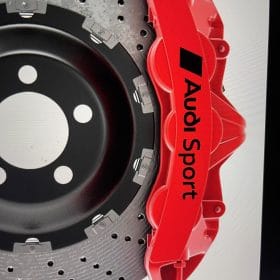 Audi Sport bromsdekaler dekal