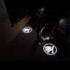 skoda shadow light dörrbelysning med logo