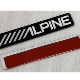 alpine emblem till högtalare