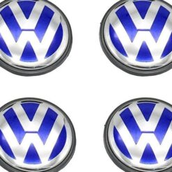 VW Volkswagen centrumkåpor blå