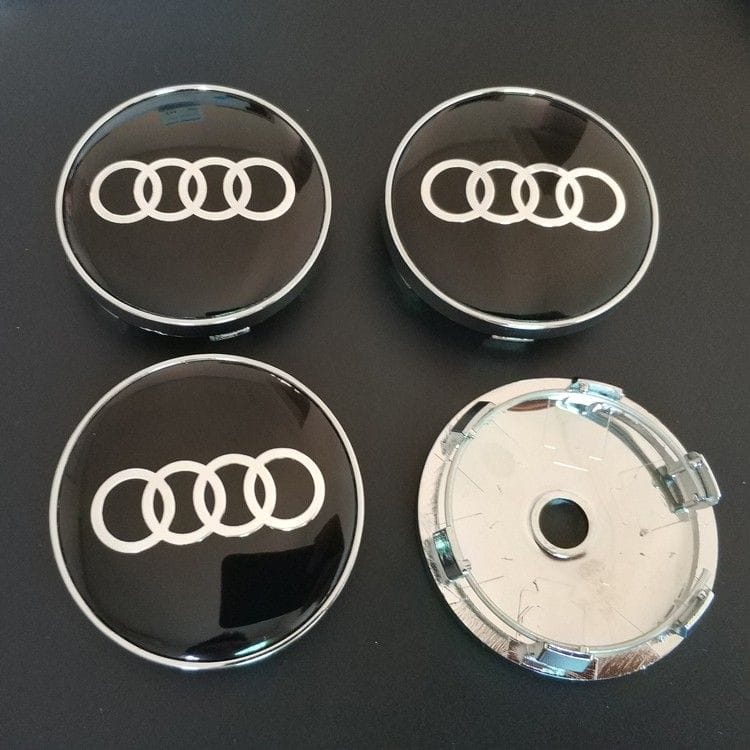 Audi centrumkåpor 4 storlekar 2 audi centrumkåpor navkåpor