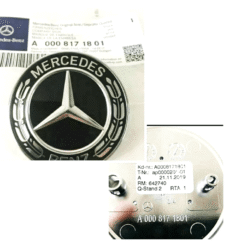 mercedes huvemblem