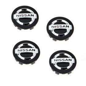 nissan navkåpor centrumkåpor i svart