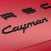Porsche Cayman emblem till bilen