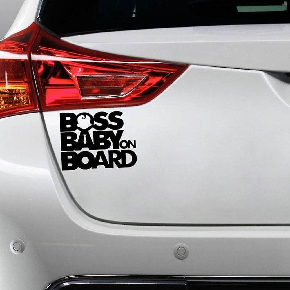Boss baby on board dekal till bilen 2 Boss baby on board dekal till bilen - Bild 2