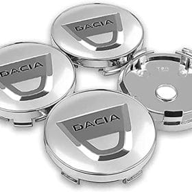 Dacia centrumkåpor navkåpor silver