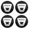 Dacia hjulnav emblem i svart 56, 60 mm