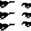 Ford Mustang broms dekaler stickers dekal
